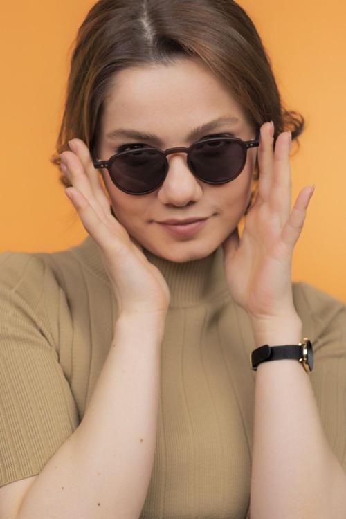 Lucia Mat Kahve Unisex Güneş Gözlüğü