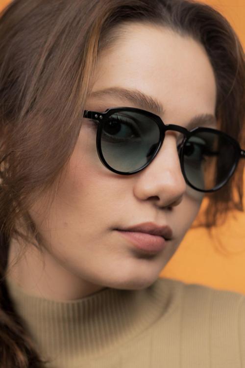 Lucia Siyah Degrade Yeşil Unisex Güneş Gözlüğü