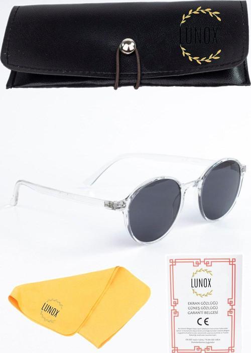 Floki Kristal-Siyah Kemik Unısex Güneş Gözlüğü