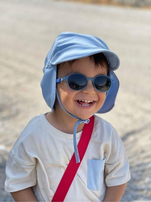 Ünisex Polarize Mavi Çocuk Güneş Gözlüğü ( 2-5 Yaş )