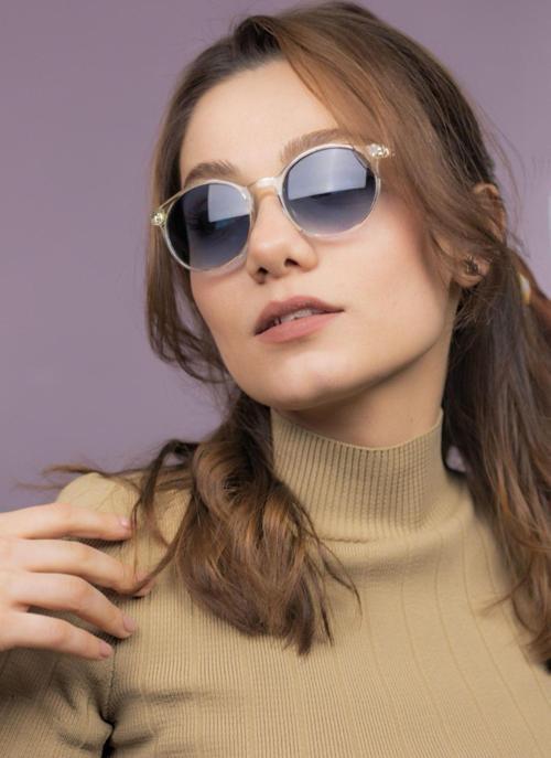 Niobe Kristal Degrade Mavi Unisex Güneş Gözlüğü