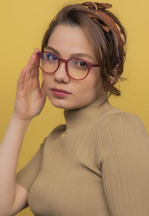 Niobe Mat Kırmızı Unisex Ekran Gözlüğü