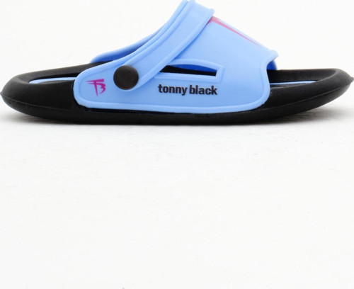 Çocuk Unisex Mavi Poli Taban Logolu Terlik