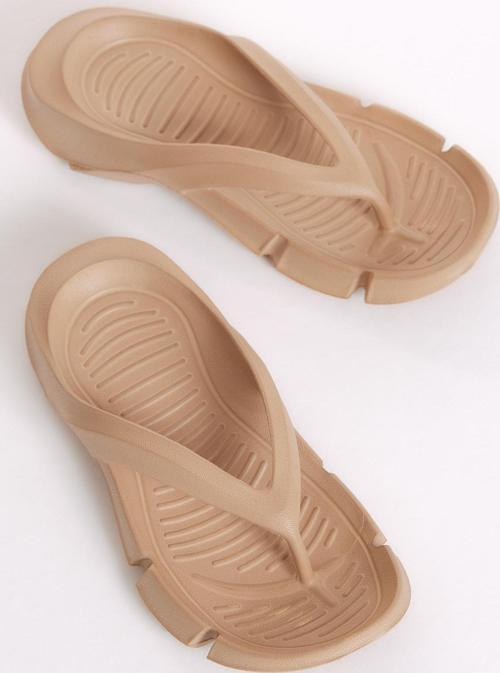 Kadın Vizon Kalın Tabanlı Parmak Arası Eva Terlik