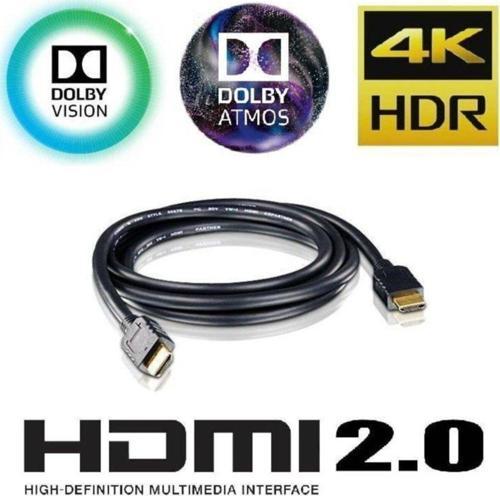 Ps3-Ps4 Hdmı Kablosu 2.0 4K 60Hz Destekli Oyun Konsolu Uydu Için Ideal