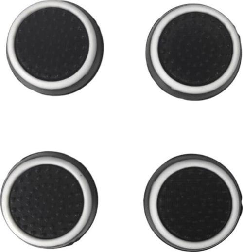 Ps4/Ps5/Xbox Analog Koruyucu Pad Siyah Beyaz 4Lü Paket - Gp5-21