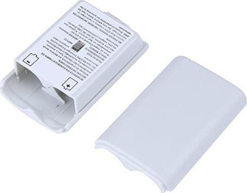 Xbox 360 Kumandası İçin Pil Kapağı - Pil Yuvası - Beyaz