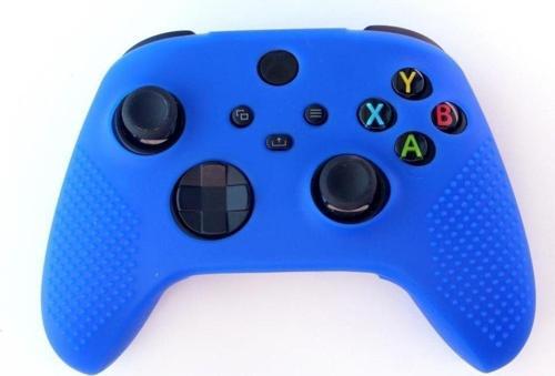 Xbox Series S/X Silikon Mavi Kol Koruyucu Kılıf 9. Nesil Kol Uyumlu