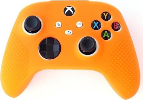 Xbox Series S/X Silikon Turuncu Kol Koruyucu Kılıf 9. Nesil Kol Uyumlu