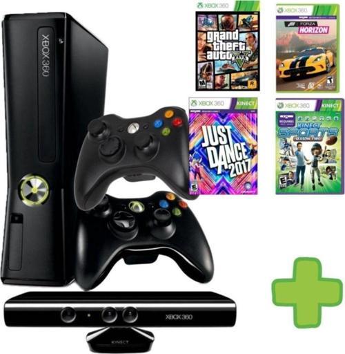 MICROSOFT Xbox 360 Jtag 2 Adet Kablosuz Kol Kinect Kamera 30 Oyun