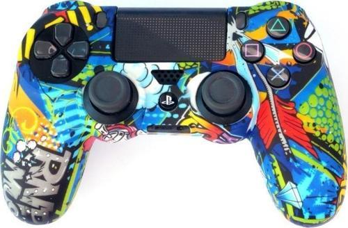 Playstation 4 Desenli Kol Koruyucu Silikon Kılıf 3P4