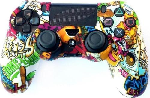 Playstation 4 Desenli Kol Koruyucu Silikon Kılıf 9P4