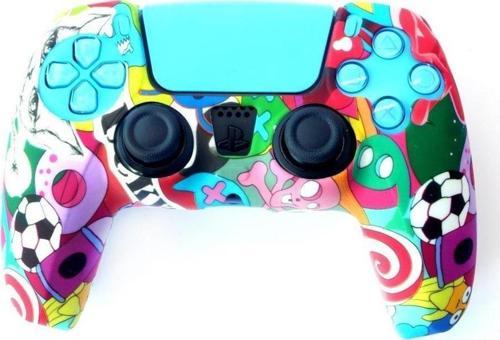 Playstation 5 Desenli Kol Koruyucu Silikon Kılıf 1P5