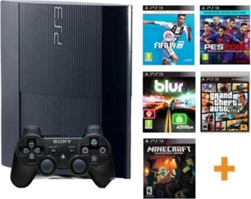 Playstation 3 Super Slim 1 Tb + 1 Kol +100 Güncel Oyun Yüklü