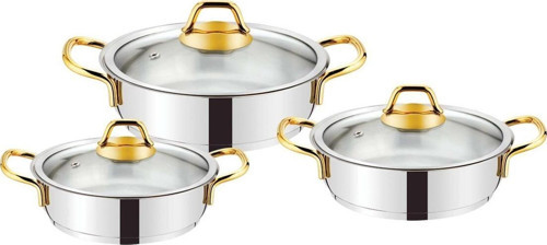 Asude 6 Parça Omlet Set Gold