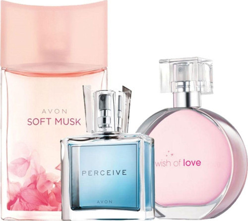 Soft Musk & Wish Of Love & Perceive Üçlü Kadın Parfüm Seti