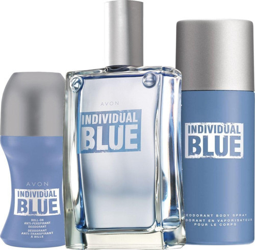 Individual Blue Erkek Parfüm Deodorant Rollon Üçlü Set