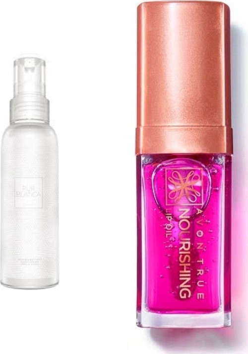 Pur Blanca 100 Ml Kadın Vücut Spreyi Ve Avon True Nourishing Dudak Yağı 7 Ml. Blossom 2Li Set