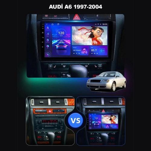 Audi A6 1997-2004 Uyumlu 9 İnç Android Multimedya