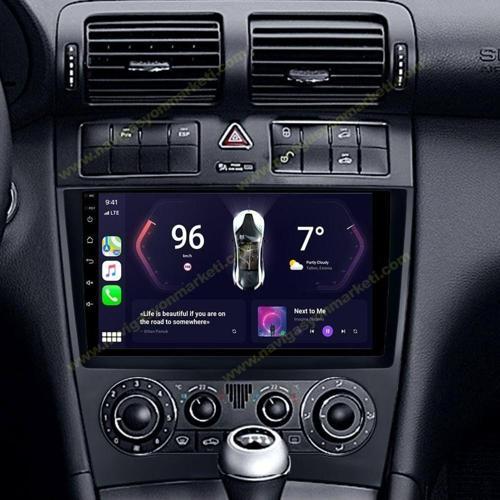 Mercedes C W203 1999-2004 Uyumlu 9 İnç 4-32 Gb Multimedya Kamera