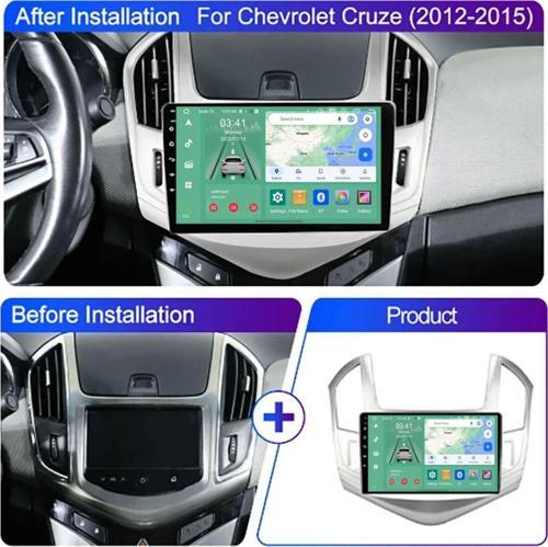 Chevrolet Cruze 2013-2015 Uyumlu 9 İnç Gri Çerçeveli Multimedya