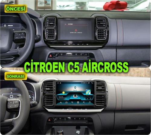 Citroen C5 Aircross 2019-2024 Uyumlu 9 İnç 2+32 Gb Multimedya