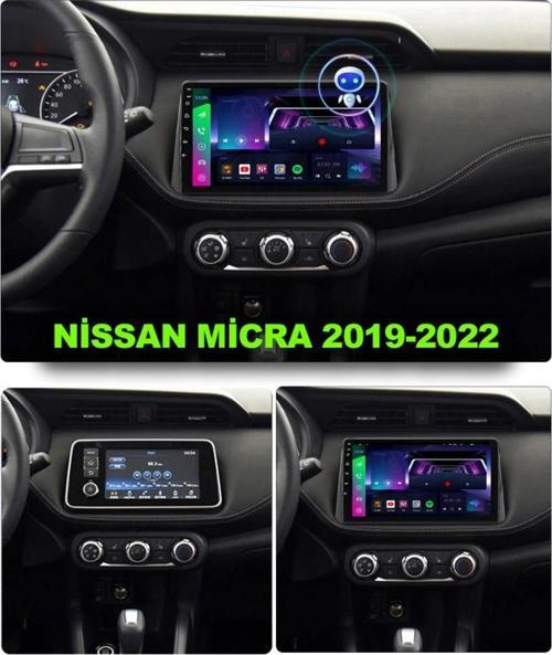Nissan Micra 2019-2023 Uyumlu 9 İnç 4-32 Gb Multimedya