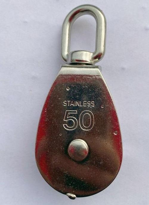 PASLANMAZ KROM ÇİFTLİ MAKARA 50mm