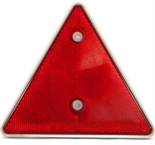 PLASTİK ÜÇGEN REFLEKTÖR KIRMIZI 14X16cm