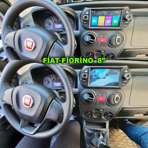 Fiat Fiorino Citroen Bipper Peugeot Nemo 2005-2022 Uyumlu 8 İnç 4+32 Gb Multimedya