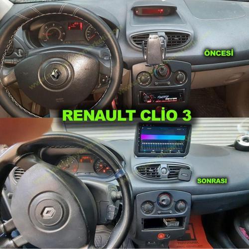 Renault Clio 3 2005-2011 Uyumlu 9 İnç 2-32 Gb Multimedya