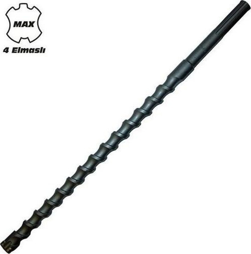 Todrill 50435 Sds Max 4 Elmaslı Matkap Uç 20X520 mm