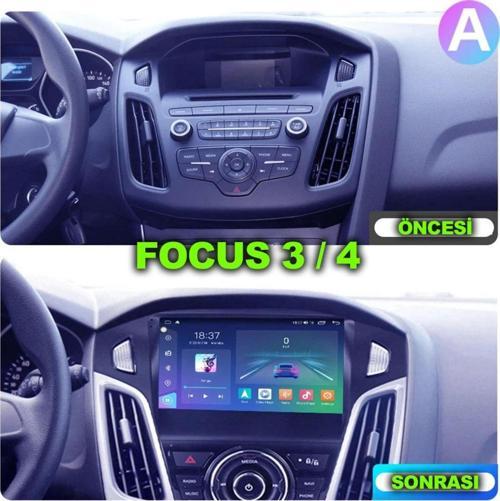 Ford Focus 3-4 2012-2018 Uyumlu 9 İnç 2+32 Gb Multimedya