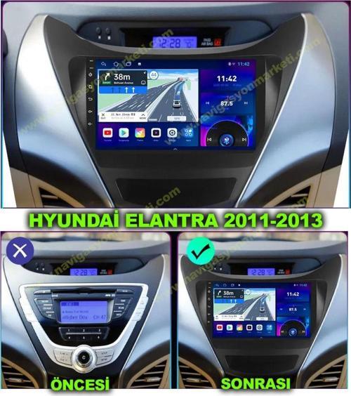 Hyundai Elantra 2011-2012 Uyumlu 9 İnç 2+32 Gb Multimedya