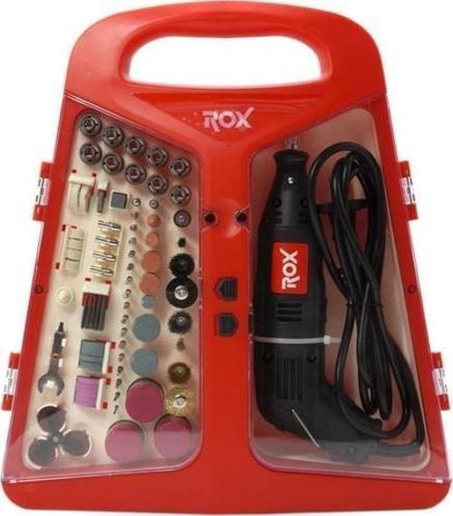 Rox Wood Rox 0074 Mini Taşlama Gravür Makinası Hobi Seti 242 Parça