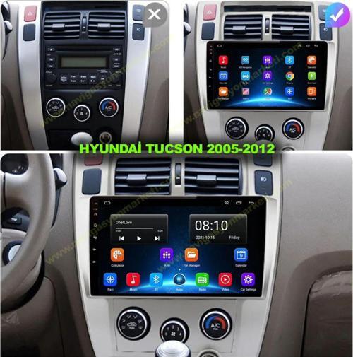 Hyundai Tucson 2005-2012 Uyumlu 10 İnç 4-32 Gb Multimedya