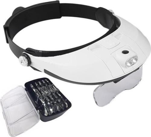 Texta Mg81001-G Led Işıklı Kafa Tipi Gözlük Büyüteç