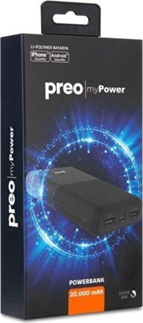 Ps2 20000Mah Powerbank Siyah