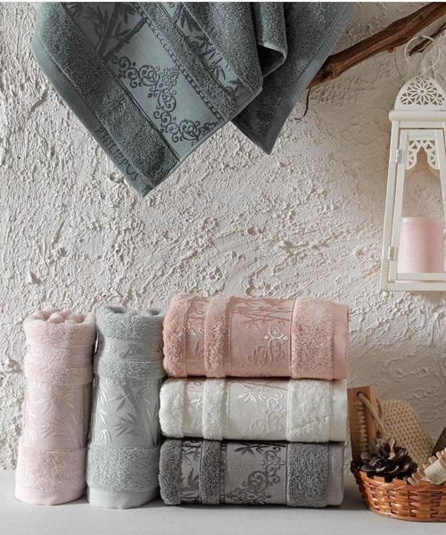 50X90Cm El&Yüz 6'Lı Havlu Seti (%70 Bambu Lifi)