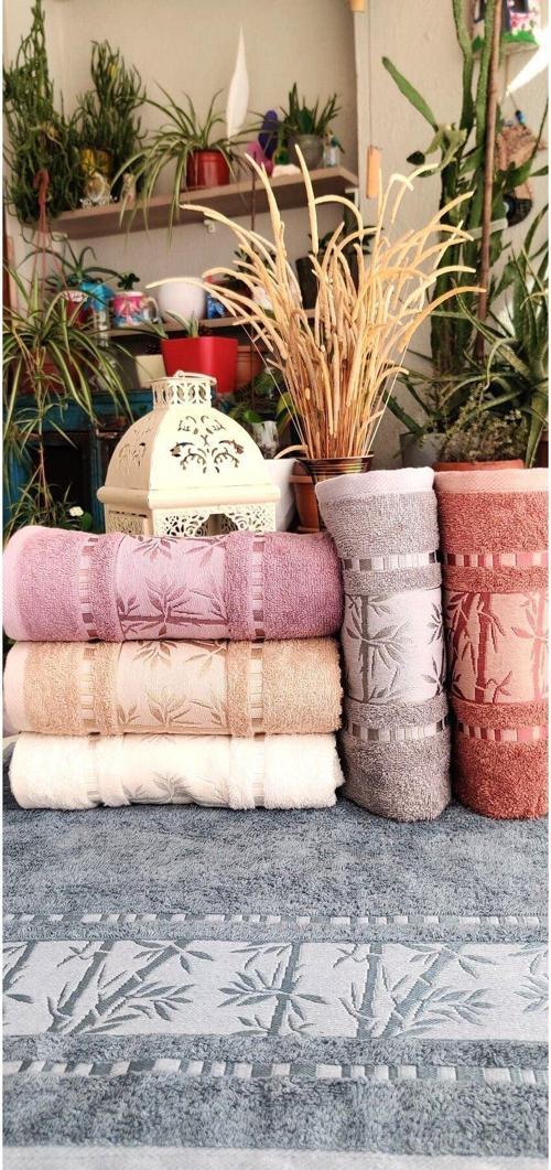 Çeyizlik Lüks Ribella Bamboo 50X90 Cm. Bambu El&Yüz Havlu Seti 6.Lı Set