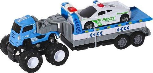 Bykrurg Klx600-361 Sürtmeli Die Cast 4X4 Polis Arabası Taşıyıcılı -Vardem Ticnew