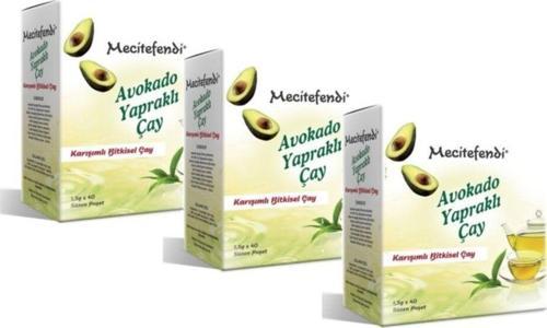 3 Adet Avokado Yapraklı Çay (Süzen Poşet 40'Lı)