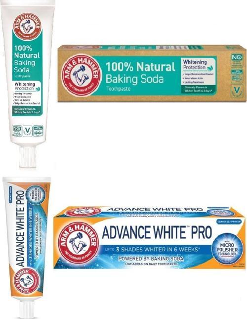 100% Doğal Beyazlık Koruyucu Diş Macunu + Advance Whıte Pro Diş Macunu
