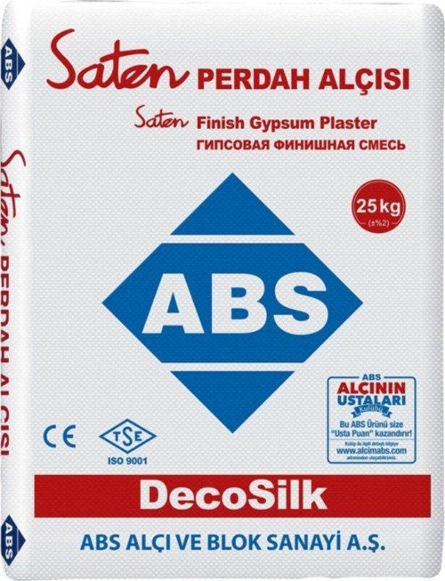 Saten Alçı-Perde Alçısı 10 Kg