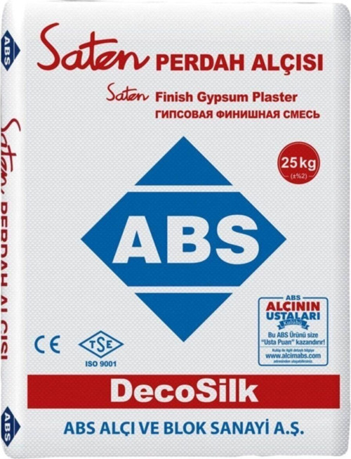 Saten Alçı-Perde Alçısı 3 Kg