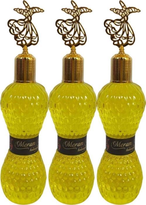 3 Adet Meram Çiçeği Parfümlü Kolonya 400 Ml. -