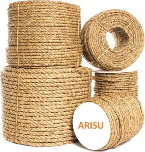 12 Mm 50 Metre Jüt Halat Ip Dekoratif Hasır Ip Kendir