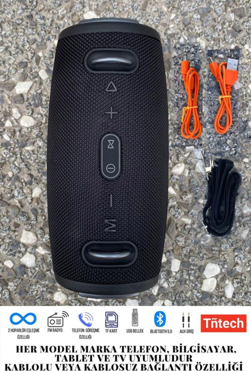 -Xtreme3 Bluetooth Hoparlör - Fm Radyo, Usb, Sd Kart, Aux Girişli