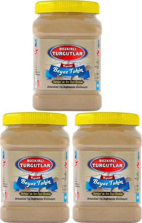 Turgutlar Kepekli Beyaz Bozkır Tahini 930G X 3 Türkiye'De Tek Özel Üretim