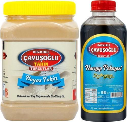 Beyaz Bozkır Tahini 930G Keçiboynuzu (Harnup) Pekmezi 1000G